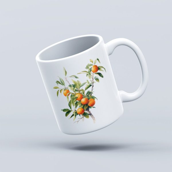 Fruit Theme Ceramic Mug – Kumquat