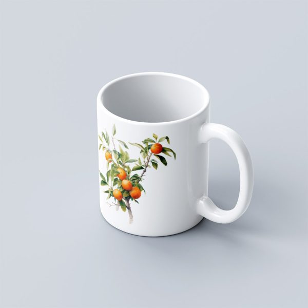Fruit Theme Ceramic Mug – Kumquat